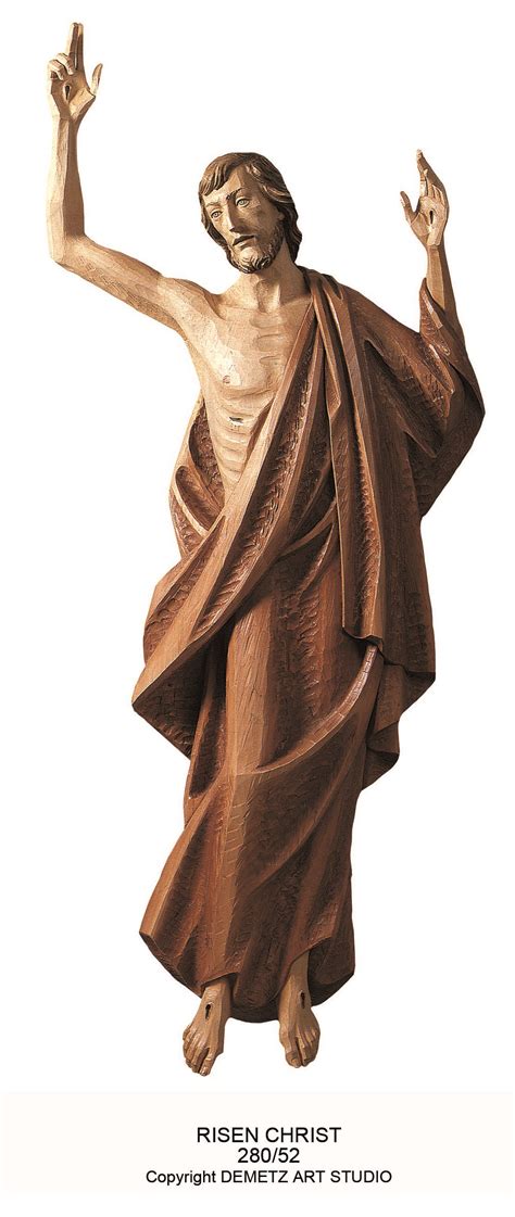 Risen Christresurrection Statue 34 Relief In Linden Wood St Andrew