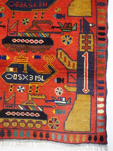Die betreiber dieses portals haben uns dem lebensziel angenommen, naturfasern produktvarianten unterschiedlichster variante auf herz. Afghan Kriegteppich Handgeknüpf Teppich Afghanistan panzer ...