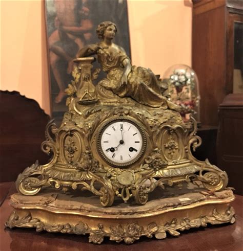 Orologio Da Tavolo Con Movimento A Pendolo Epoca Napoleone III