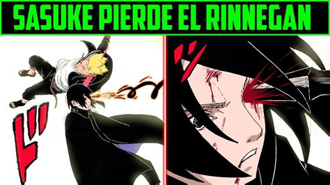 Spoiler Sasuke Pierde El Rinnegan Boruto Naruto Shippuden Youtube
