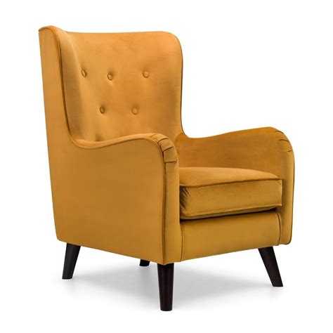 Shop the marseille dining bench range. Mustard Velvet Fabric Accent Chair | Sloane & Sons | Chair ...