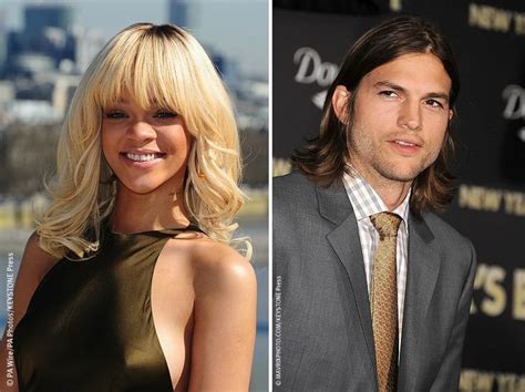 Rihanna Hooking Up With Ashton Kutcher Celebrity Gossip And Movie News