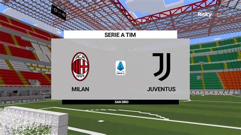 Minecraft•showcase allianz juventus stadium•mcpe download map! MINECRAFT SERIE A 2020 | AC Milan VS Juventus | Minecraft ...