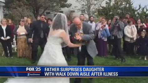 Dad Walks Daughter Down The Aisle After Illness Boston 25 News