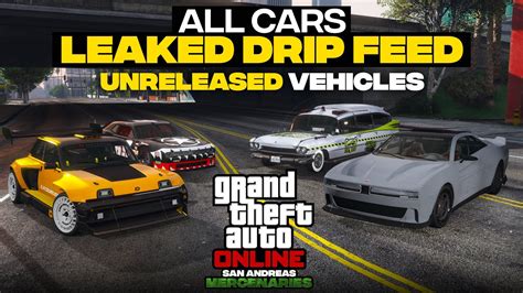 Gtao San Andreas Mercenaries All Cars Leaked Drip Feed Unreleased
