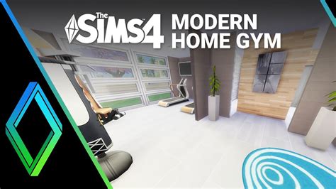 The Sims 4 Room Build Modern Gym Youtube