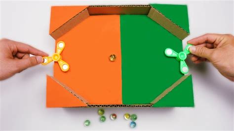 Amazing Diy Cardboard Toys Spinner Game For Kids Youtube