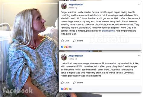 Teen Mom 3 Mackenzie Mckee S Mom Angie Douthit Hospitalized With Brain Lesions Large Lung Mass
