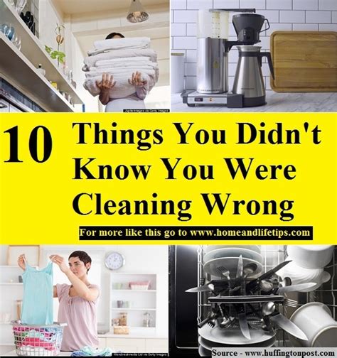 10 Things You Didnt Know You Were Cleaning Wrong Home And Life Tips