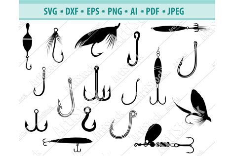 Fishing Tackle Svg Fishing Svg FISHING LURES SVG Fishing Lures Svg Cut