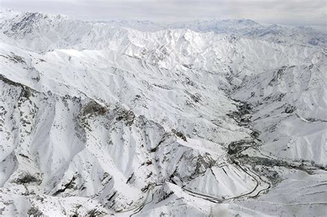 Avalanches Along The Salang Pass In Afghanistan