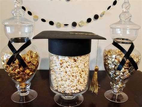 Black And Gold Graduationend Of School Party Ideas Photo 3 Of 18