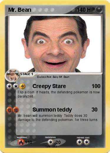 Pokémon Mr Bean 430 430 Creepy Stare My Pokemon Card