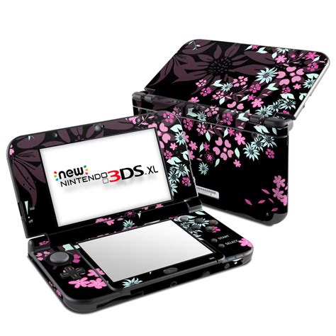 Nintendo New 3ds Xl Skin Dark Flowers By Kate Knight Decalgirl