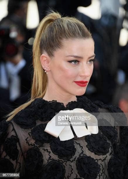Amber Heard Ponytail Photos And Premium High Res Pictures Getty Images