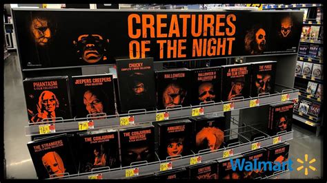 Horror Movie Dvds “creatures Of The Night” At Walmart For Halloween