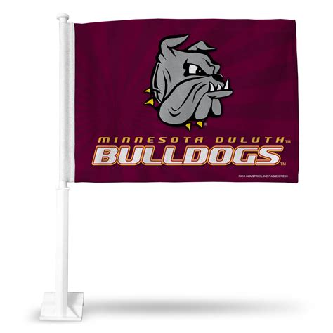Official Licensed College Car Flags - Minnesota Duluth Bulldogs - 3 Day