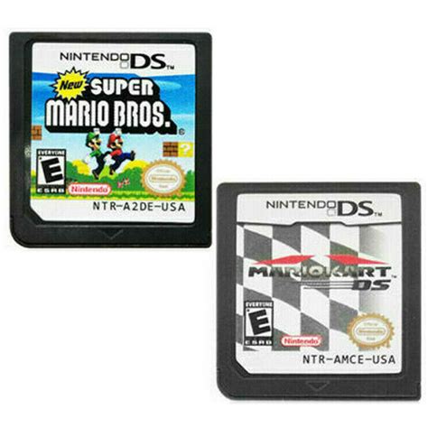 New Super Mario Bros Mario Kart Ds Game Card For Nintendo Ndsl Dsi Ds