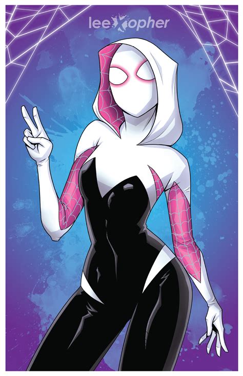 Spider Gwen By Lee Xopher By Leexopher On Deviantart Marvel Spiderman Art Marvel N Dc Marvel