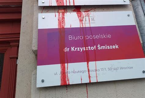 Wrocław Atak Na Biuro Poselskie Lewicy Sprawcy Grozi Do 5 Lat Więzienia Wiadomości Z