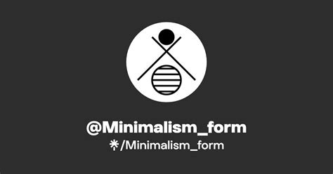 Minimalismform Linktree