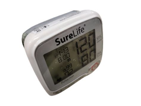 Surelife Premium Talking Wrist Blood Pressure Monitor 1 Count King