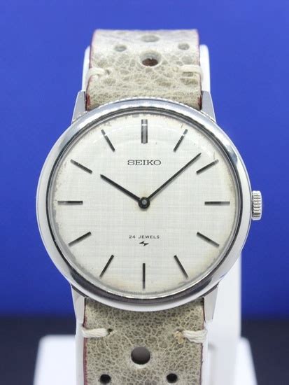 Seiko Chariot Hi Beat Jdm Linen Dial 2220 0180 Men