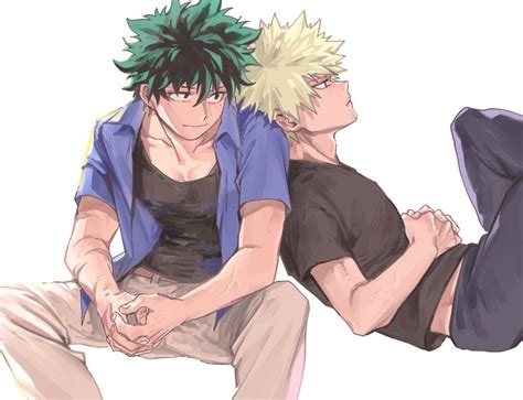 Katsudeku Kacchan Deku Bakugou X Midoriya Vk Hero Academia Characters