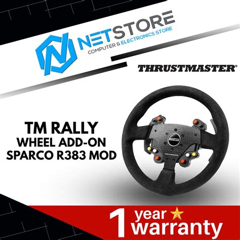 Thrustmaster Tm Rally Wheel Add On Sparco R383 Mod Pc Ps3 Xbox