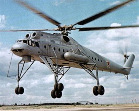 The Largest Soviet Aerial Crane Helicopter Mil Mi 10 Harke