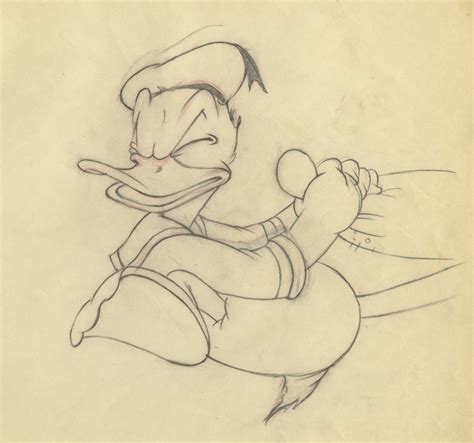 Donald Duck Production Drawing Id Octdonald17169 Van Eaton Galleries