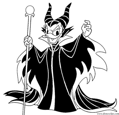 Download Disney Halloween Coloring Pages (4) | Disneyclips.com