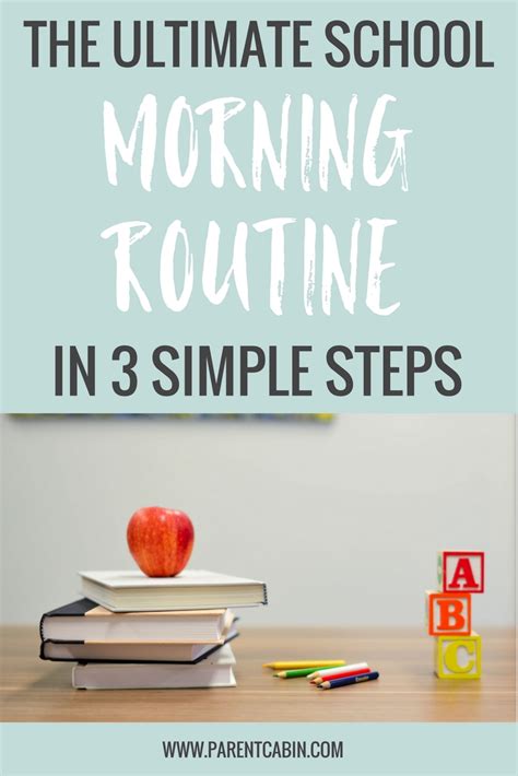 The Ultimate School Morning Routine In 3 Easy Steps Parent