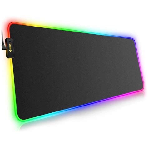 Rgb Led Light Soft Gaming Mouse Pad Large X X Mm Size Oversized Glowing Led Extended Mousepad