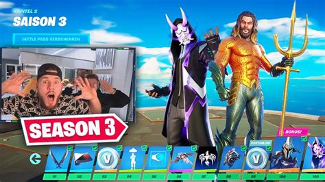 Skip to main search results. der *NEUE* SEASON 3 BATTLE PASS in Fortnite mit AQUAMAN ...