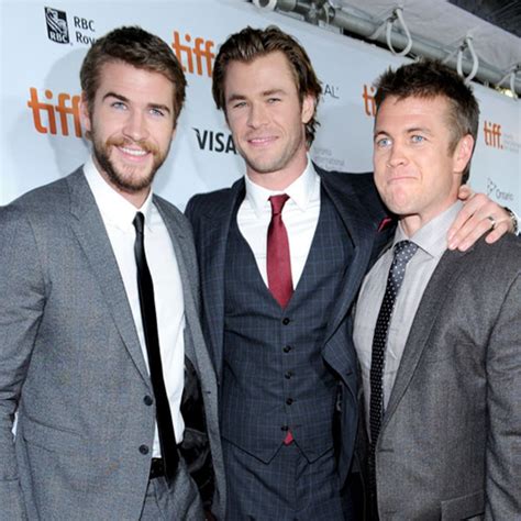 Hemsworth Brothers Hit The Red Carpet For Rush Premiere E Online Uk