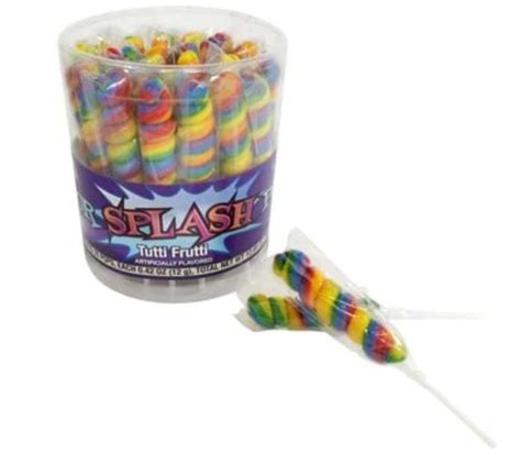 Alberts Colour Splash Pop Tutti Frutti Rainbow Unicorn Sticks Candy
