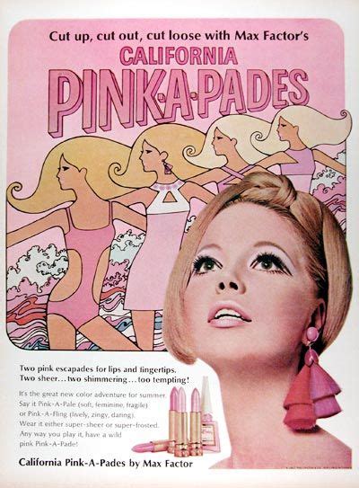 Image Detail For 1967 Max Factor California Pink A Pades Classic