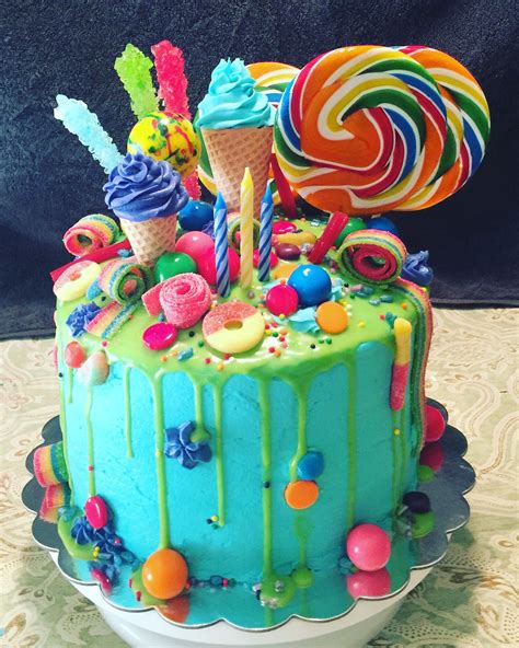 Pin By Brandi Cooper On Cakes Candy Birthday Cakes Candyland Cake