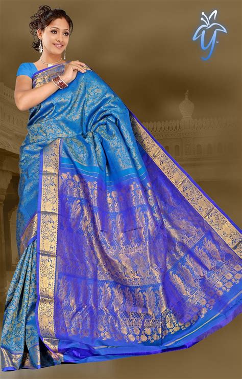 Latest Fashion Royal Blue Saree Designs Blue Sarees Royal Blue