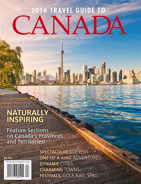 Travel Guide To Canada 2016 Travel Travel Guide Travel And Tourism