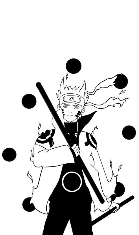 Naruto Coloring Pages Six Path Coloring Pages