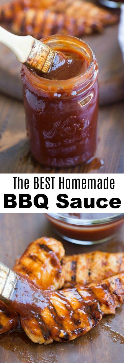 The Best Homemade Bbq Sauce Recipe Homemade Bbq Bbq Sauce Homemade