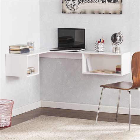 Check out our corner floating desk selection for the very best in unique or custom, handmade pieces from our home & living shops. Harper Blvd Freda Wall Mount Corner Desk - | Small bedroom ...