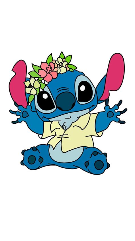 Disney Stitch Stitch Disney Small Art Cute Aloha Stitch Hd Phone