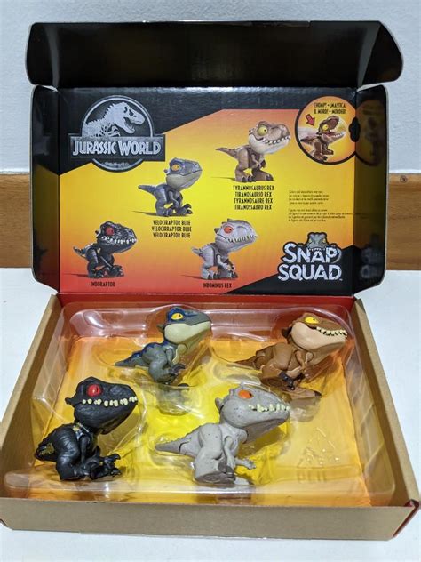Jurassic World Snap Squad 4 Pack Gkh02 Hobbies And Toys Toys And Games On Carousell