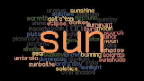 Sun Synonyms And Related Words What Is Another Word For Sun