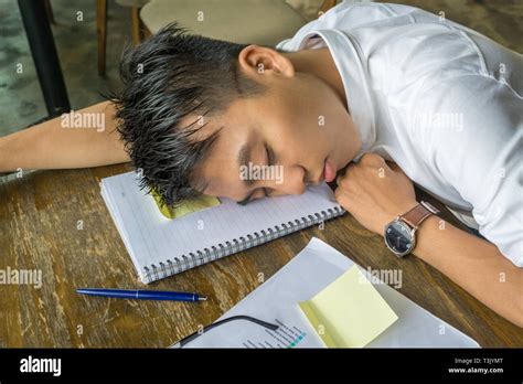 Person Falling Asleep Desk Hi Res Stock Photography And Images Alamy