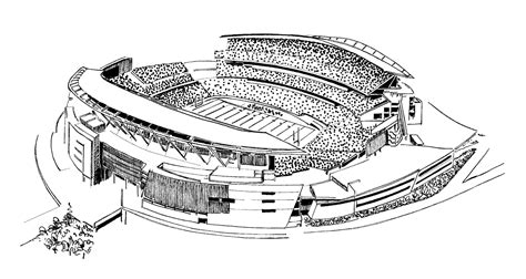 Football Stadium Football Stadium Drawing