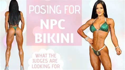 How To Pose For Npc Bikini Youtube Npc Bikini Competition Npc